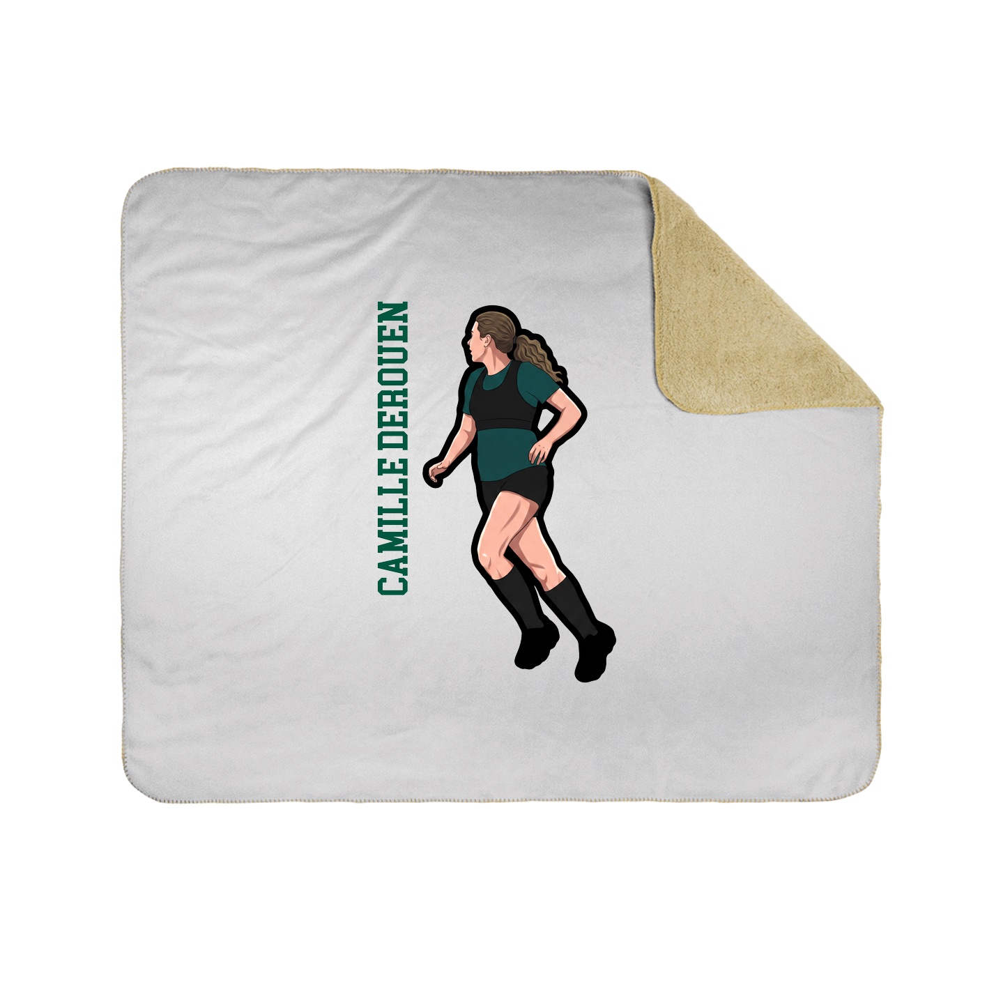 50x60 Sherpa Lined Throw Blanket