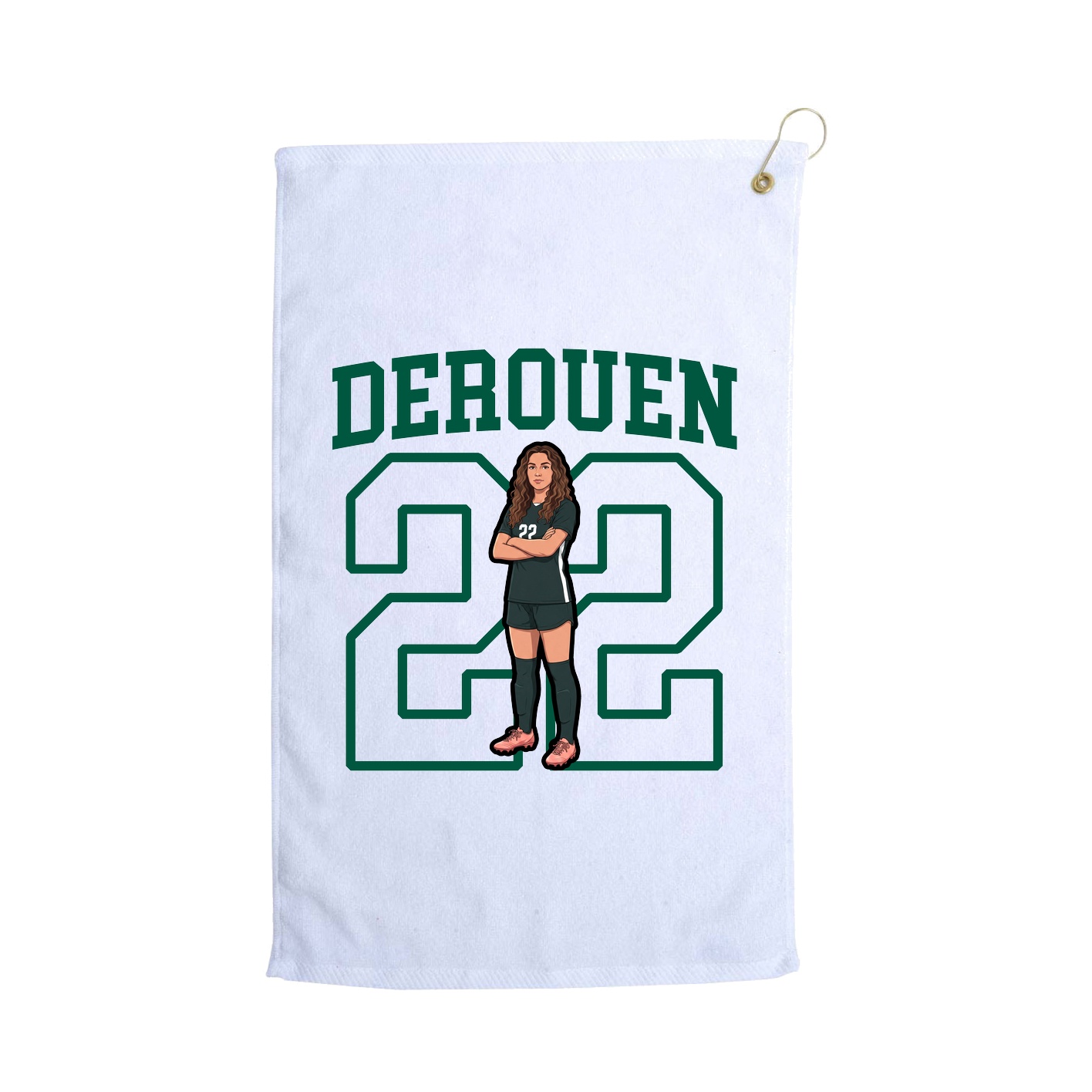 Golf Towel — Shirsey in White