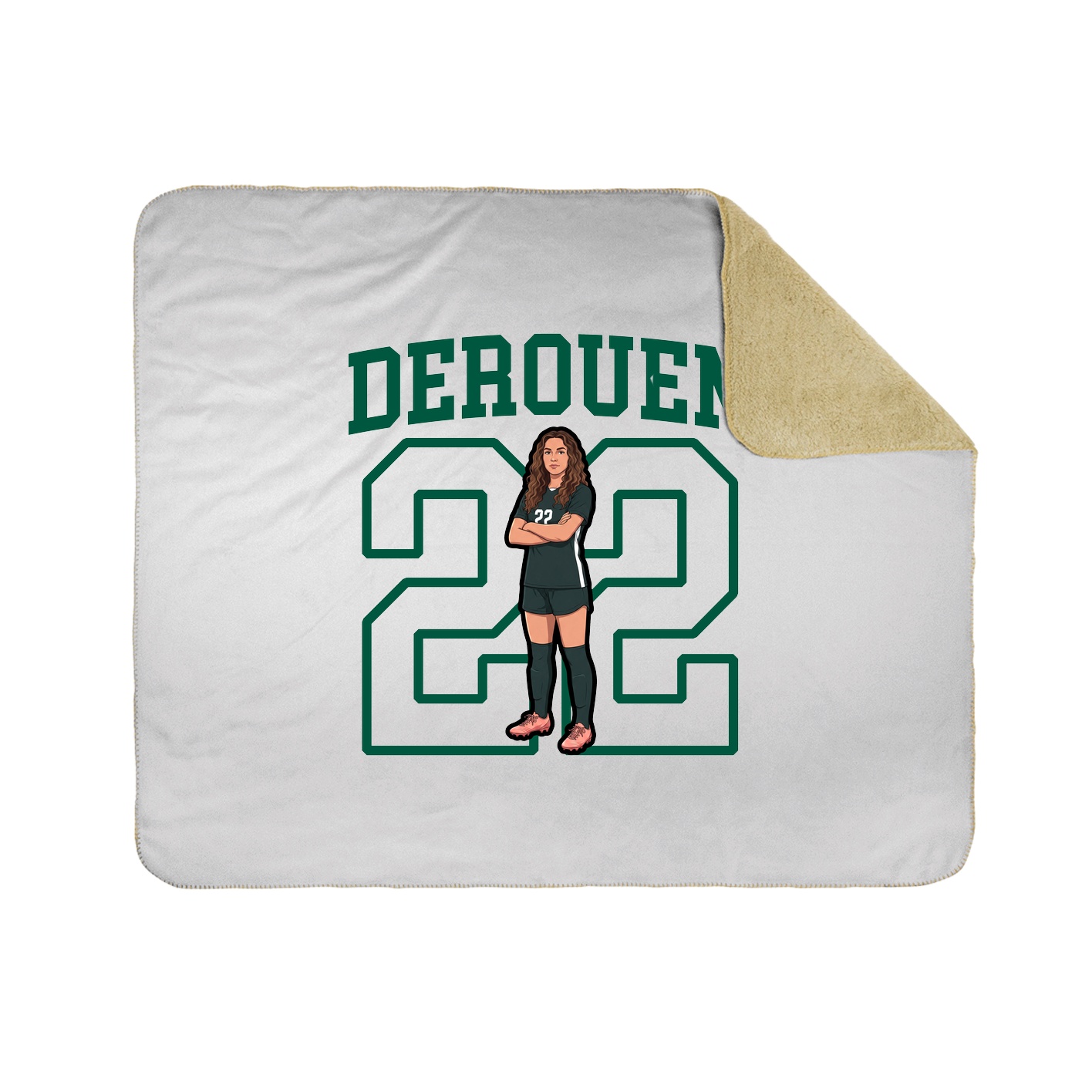 50x60 Sherpa Lined Throw Blanket