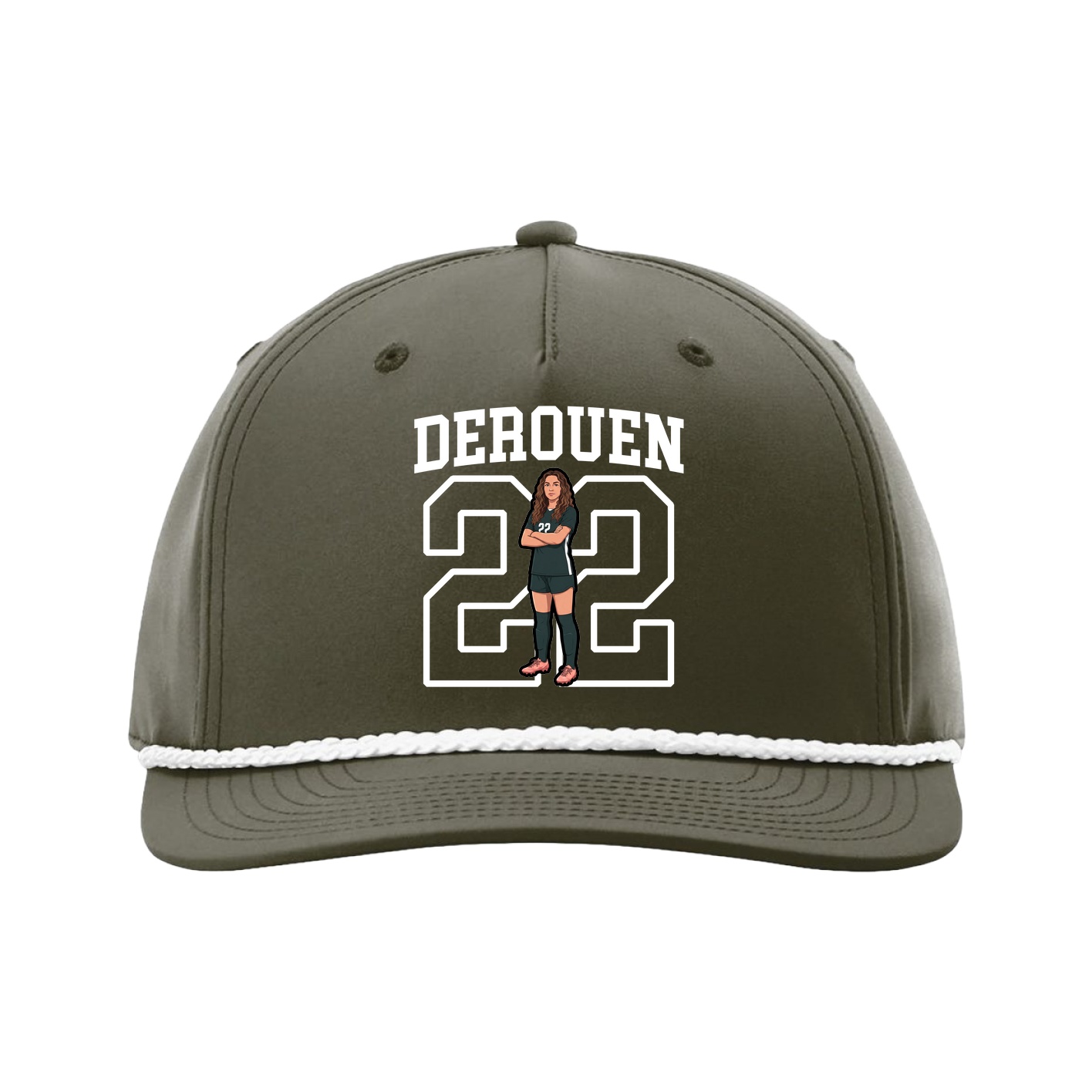 Five-Panel Classic Rope Cap — Shirsey in Green