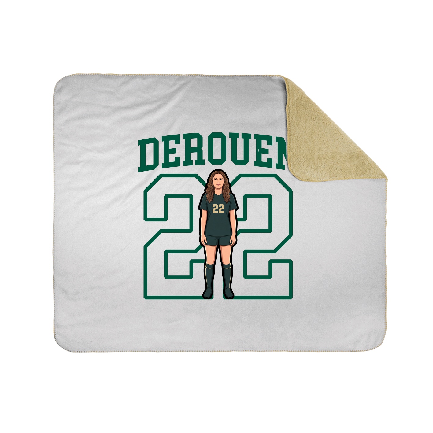 50x60 Sherpa Lined Throw Blanket