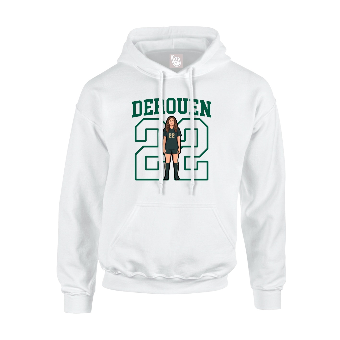 Youth Hoodie — Shirsey in White