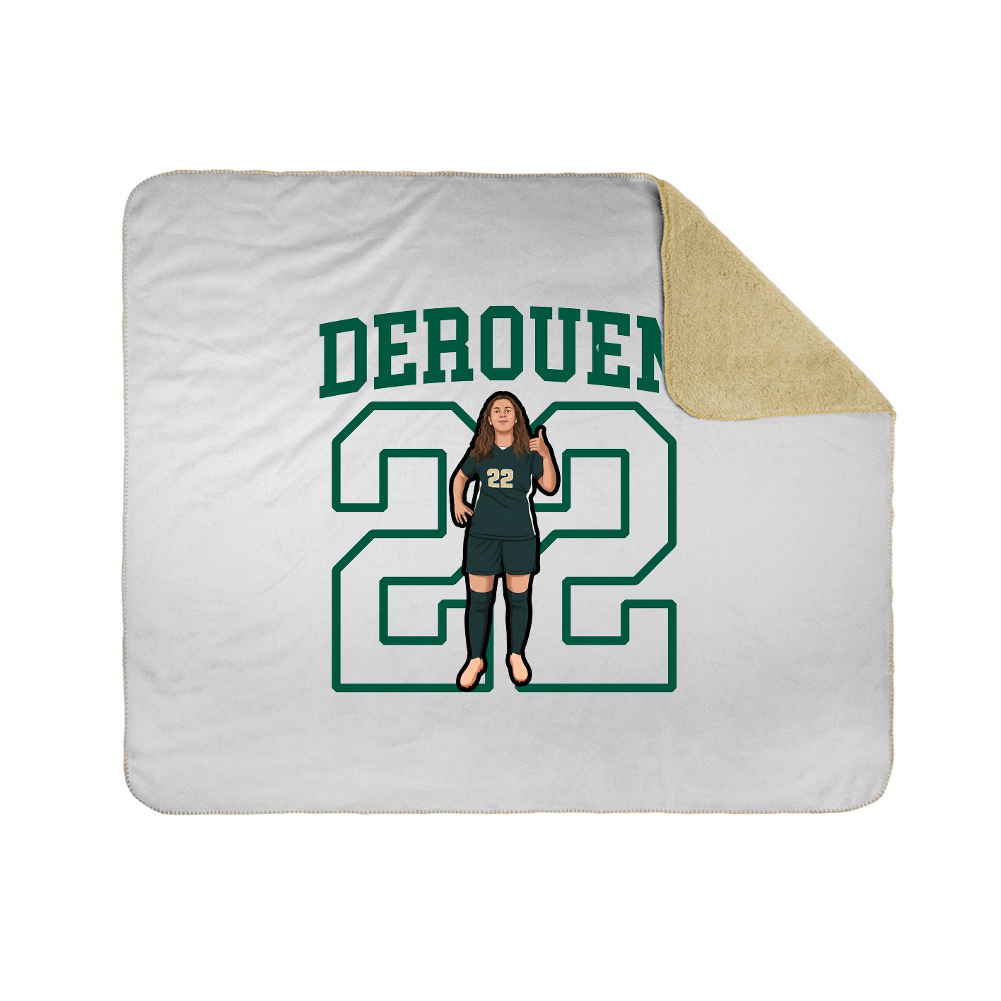 50x60 Sherpa Lined Throw Blanket