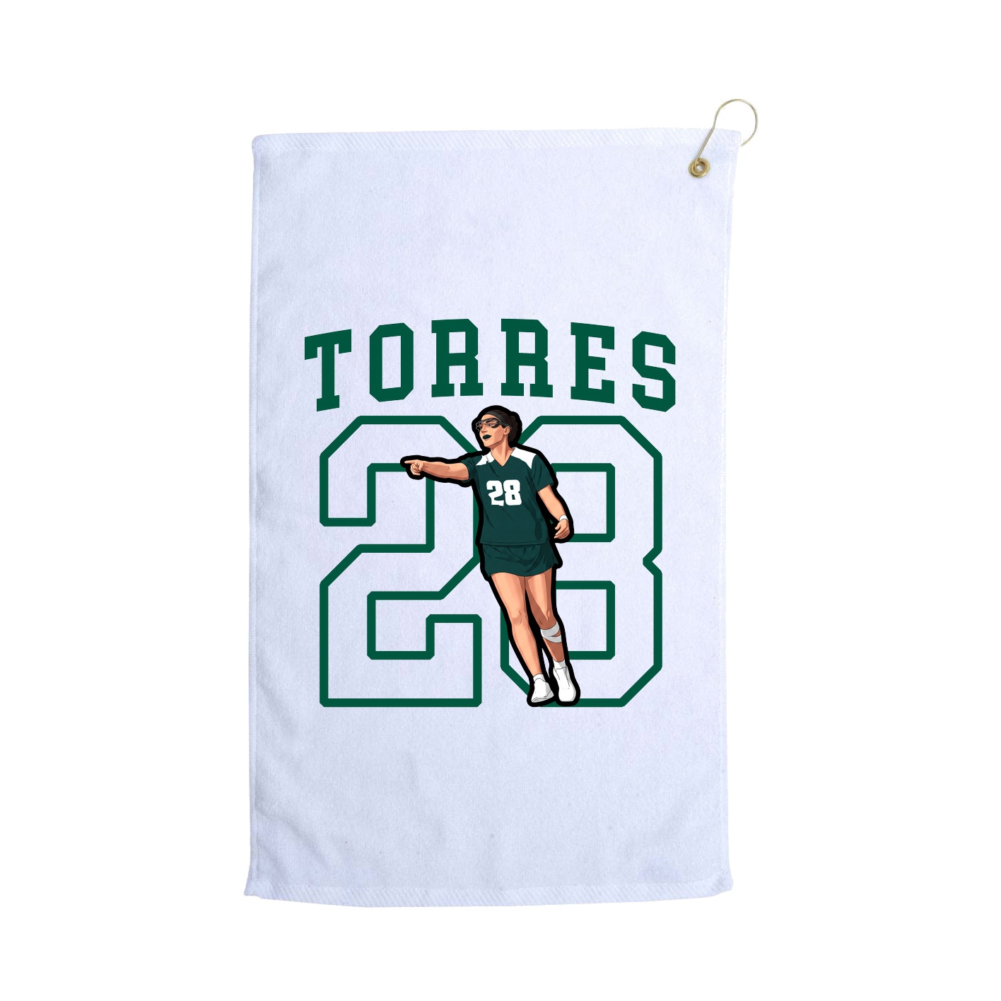 Golf Towel — Shirsey in White