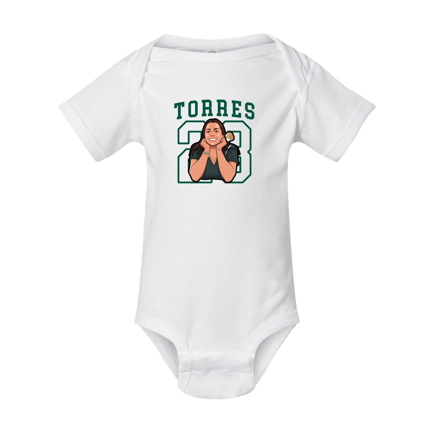 Baby Onesie — Shirsey in White
