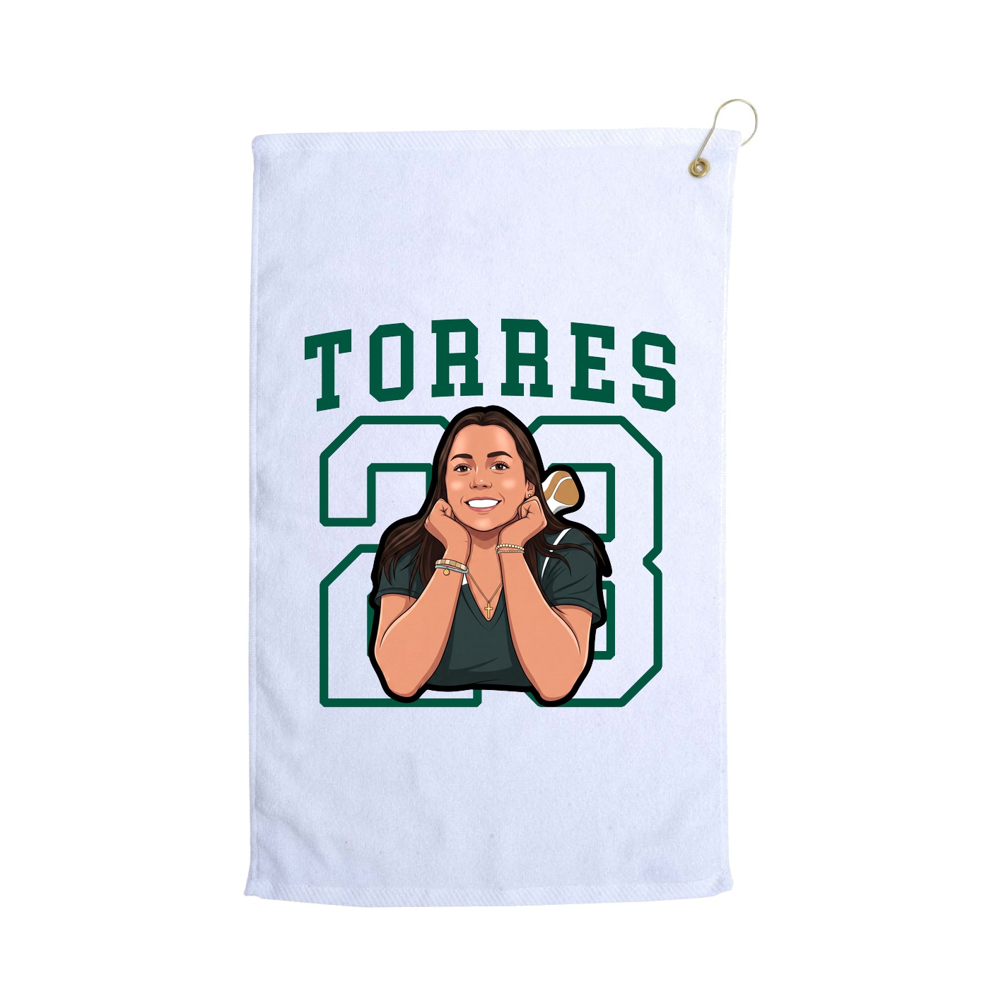 Terry Velour Golf Towel
