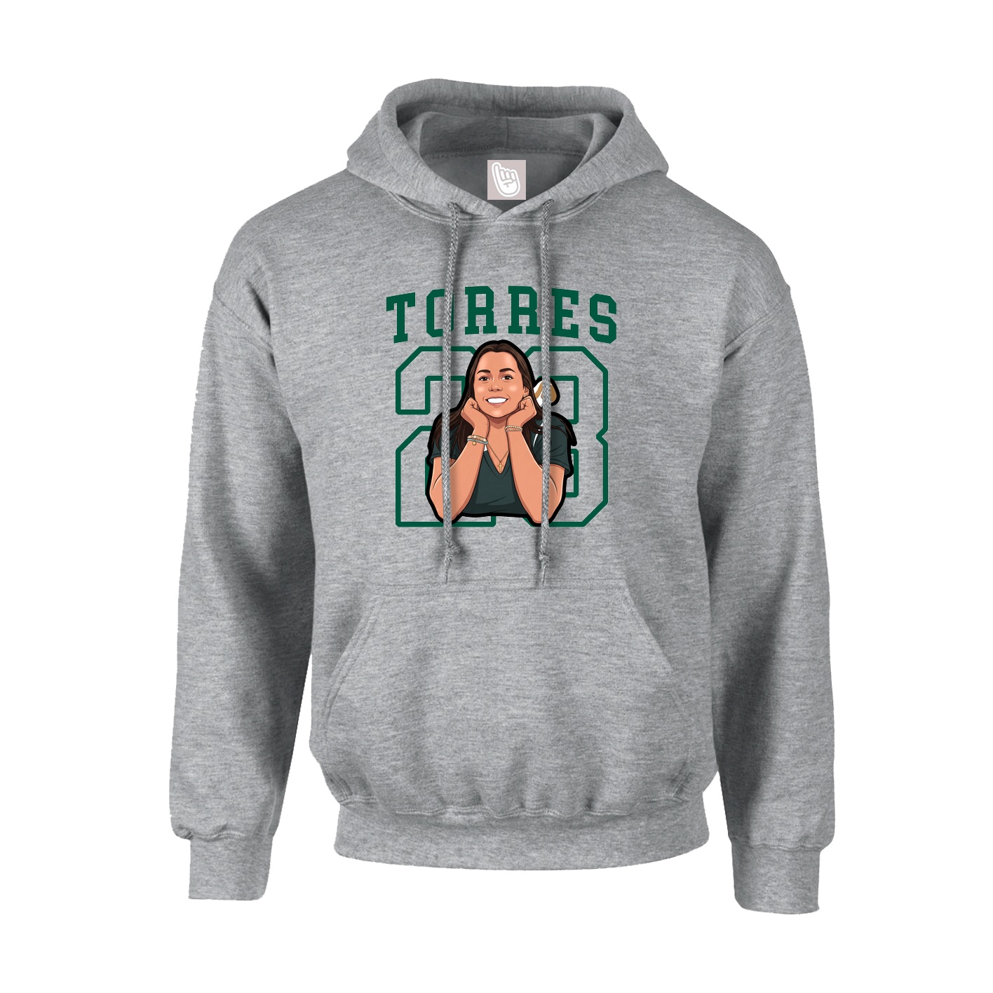 Hoodie — Shirsey in Grey