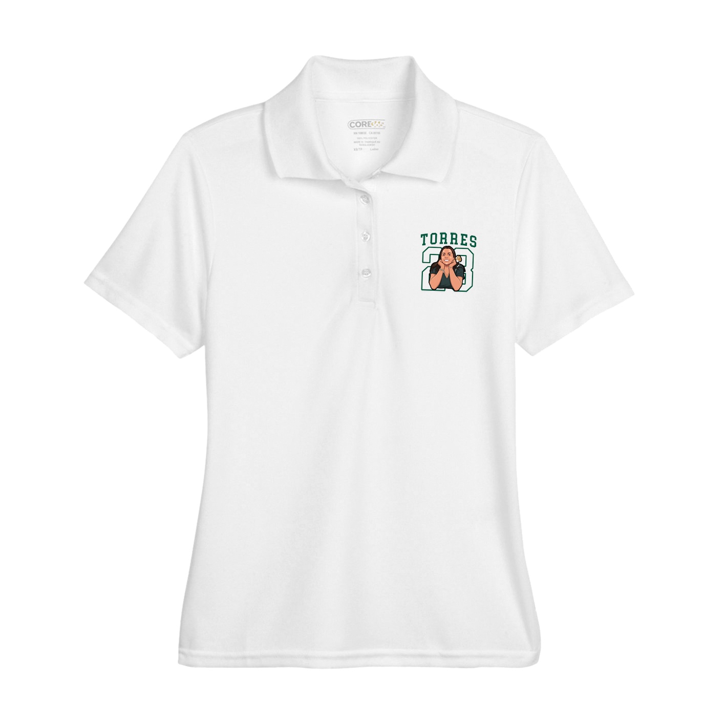 Womens Performance Polo — Shirsey in White