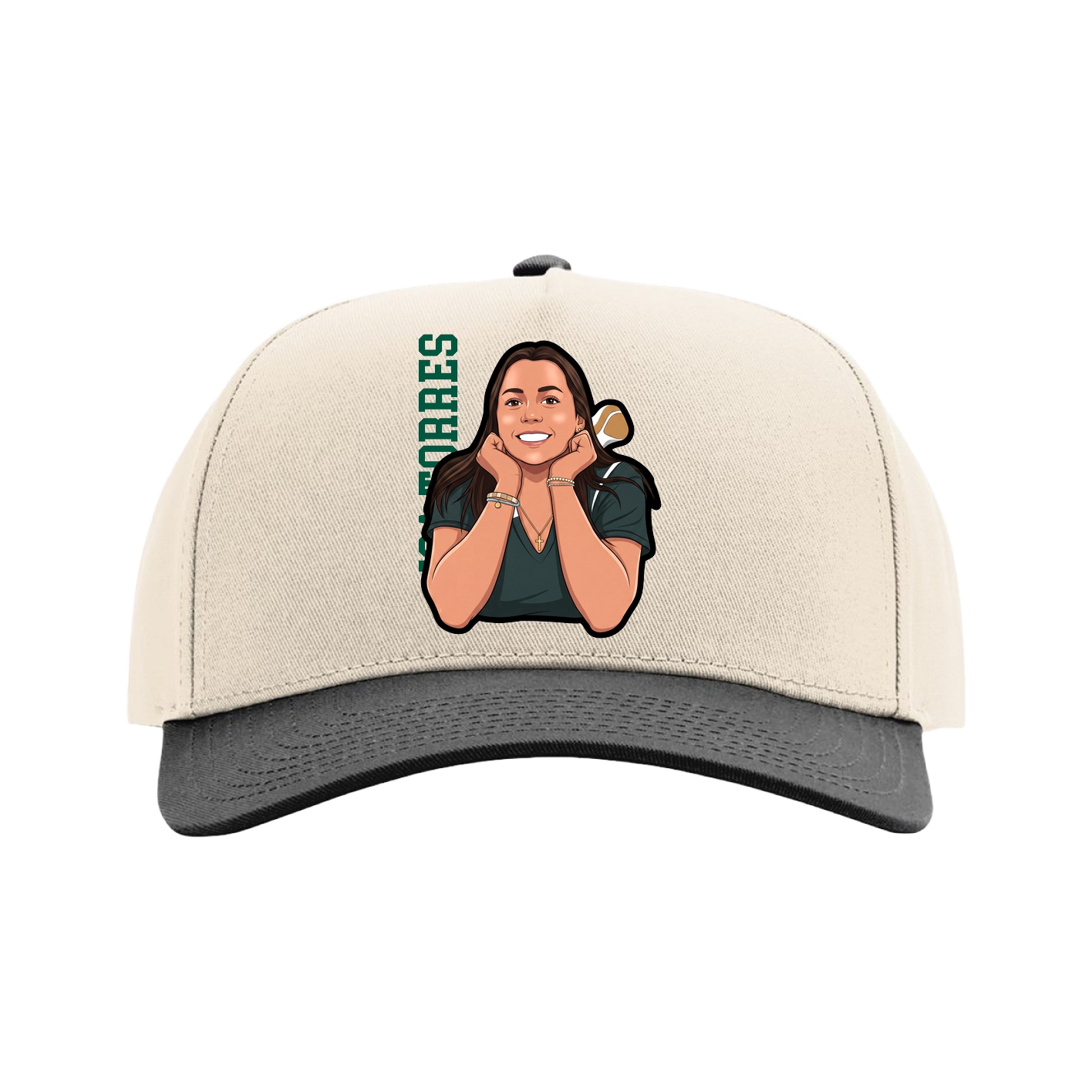 Full Fabric Five-Panel Champ Cap
