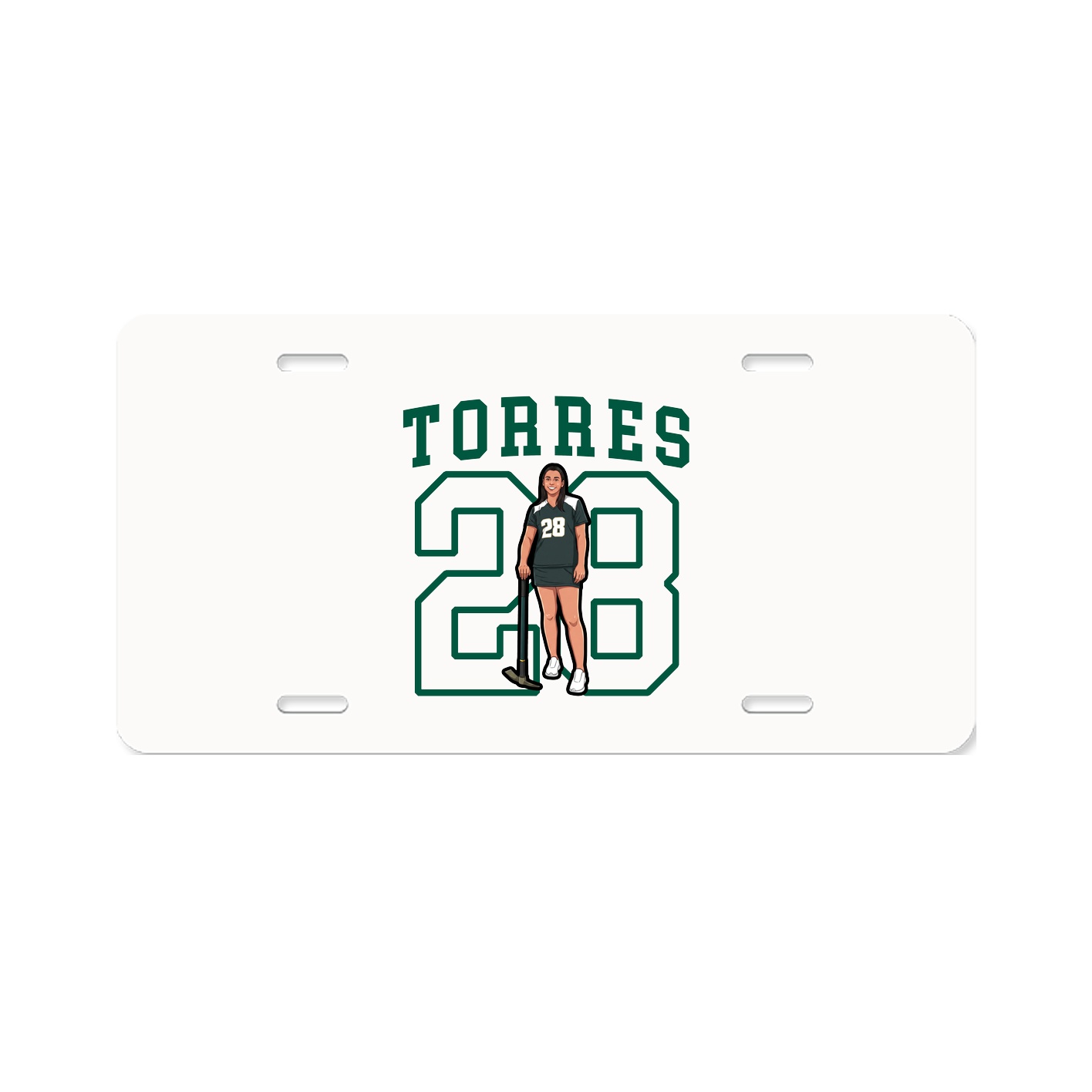 License Plate — Shirsey in Classic