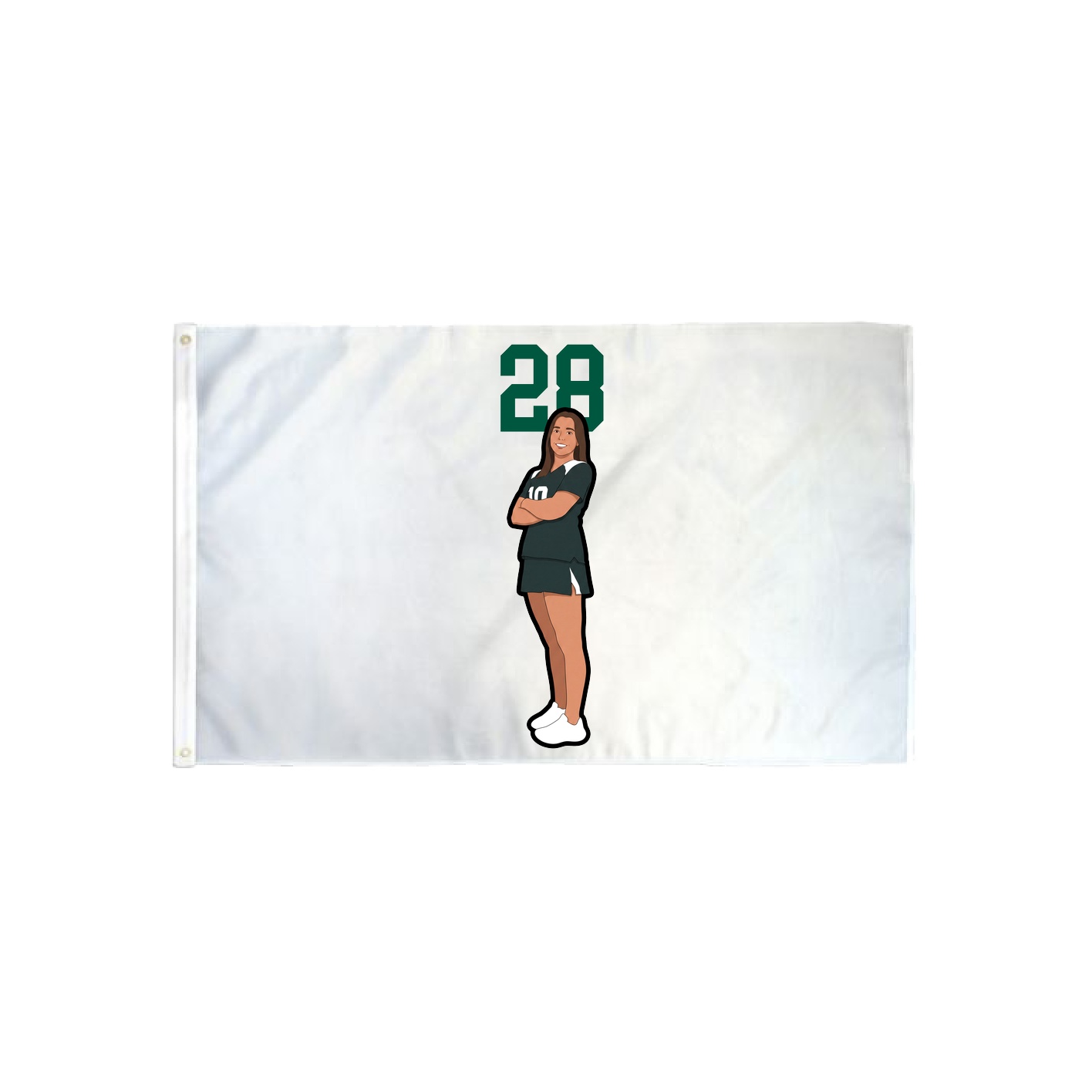 3x5 Flag — Number Top in Classic