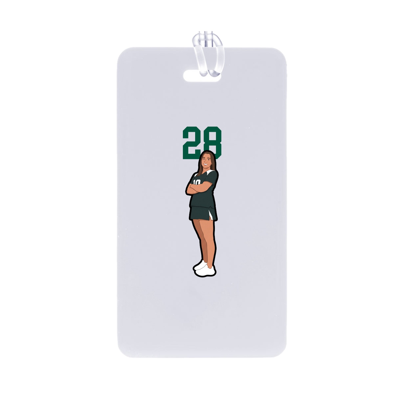 Bag Tag — Number Top in Classic
