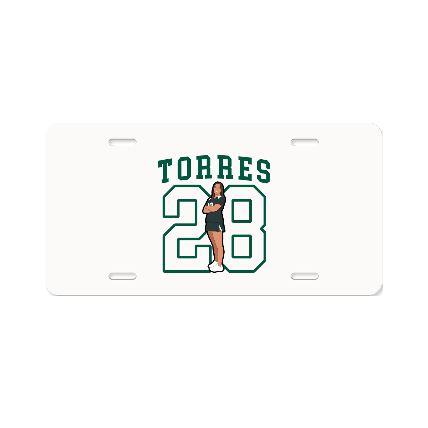 License Plate — Shirsey in Classic