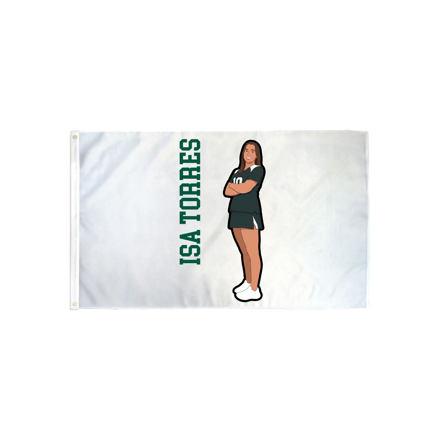 3x5 Flag — Name Vertical in Classic