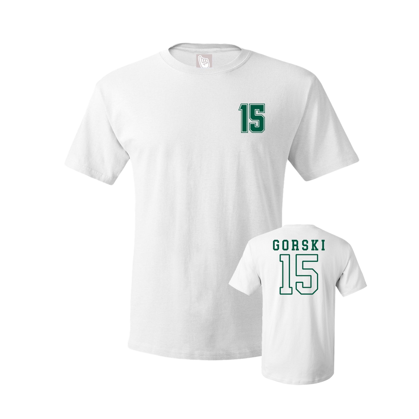 Tee — Chest Back in White