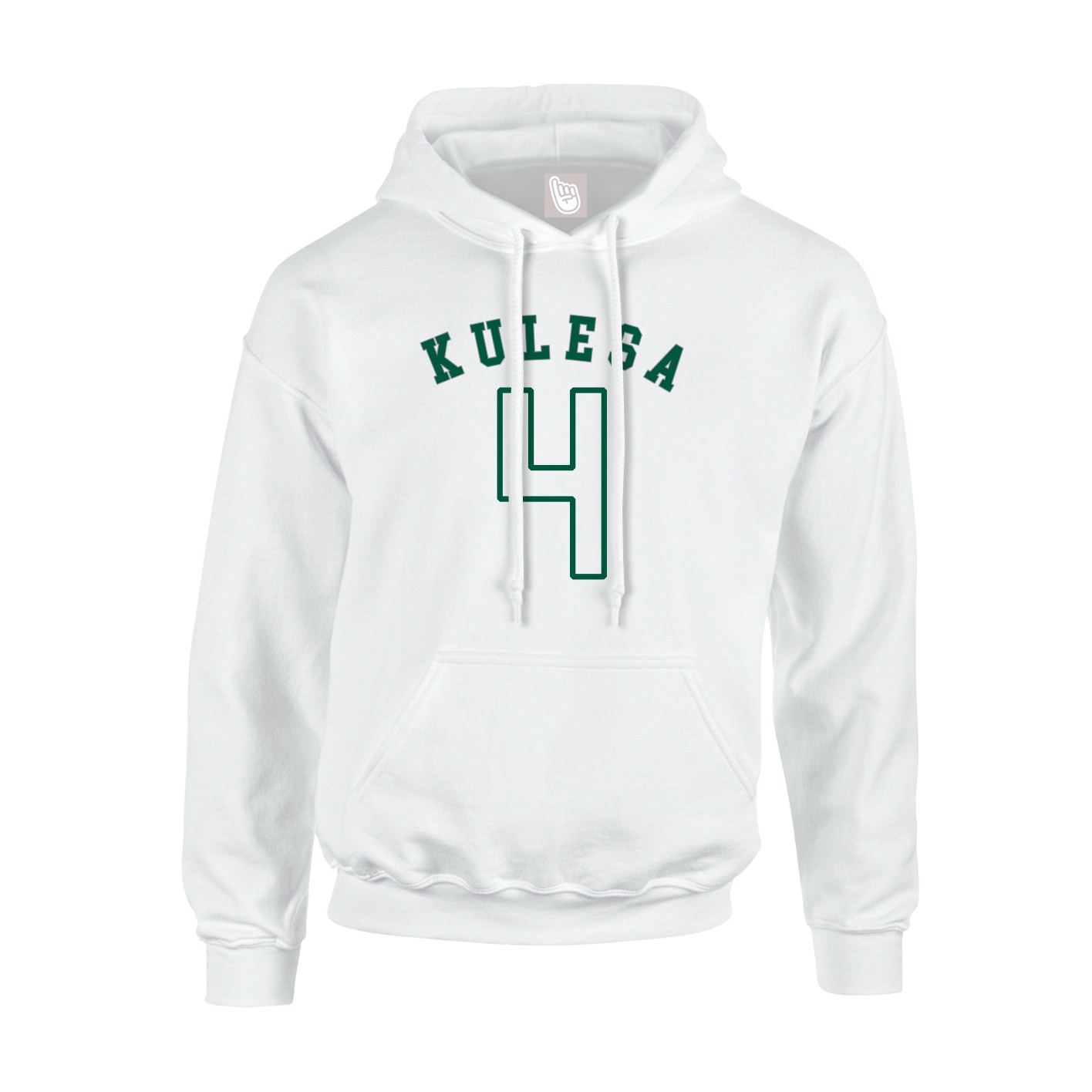 Youth Hoodie — Shirsey Arch in White