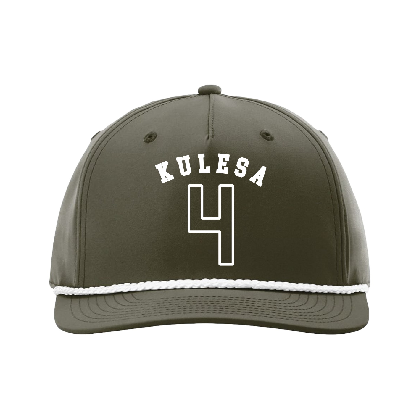 Five-Panel Classic Rope Cap — Shirsey Arch in Green