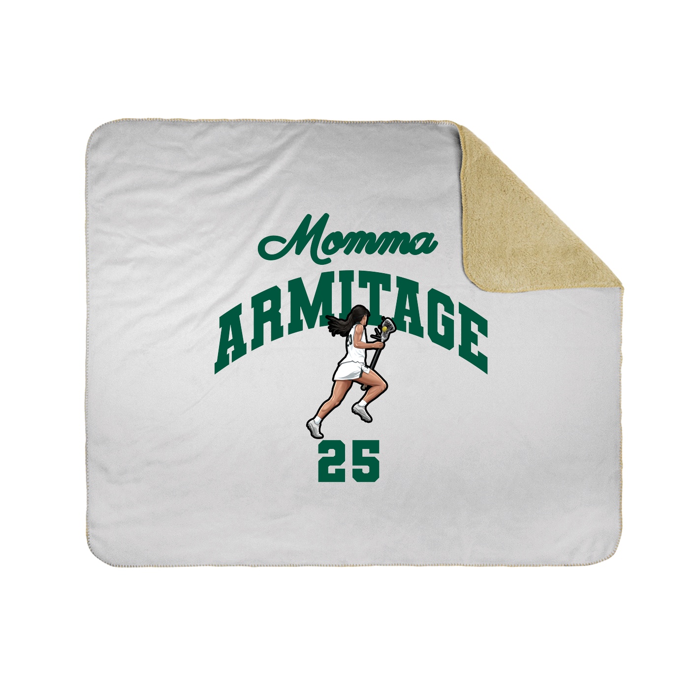 Throw Blanket — Mothers Day Arch in White