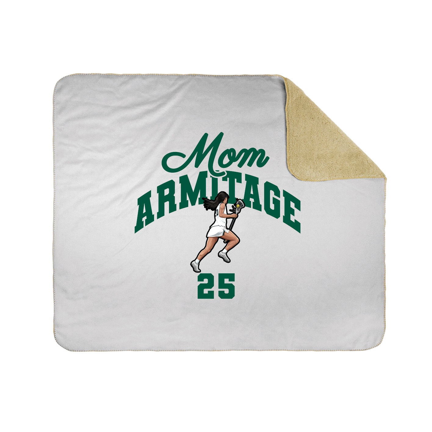 Throw Blanket — Mothers Day Arch in White