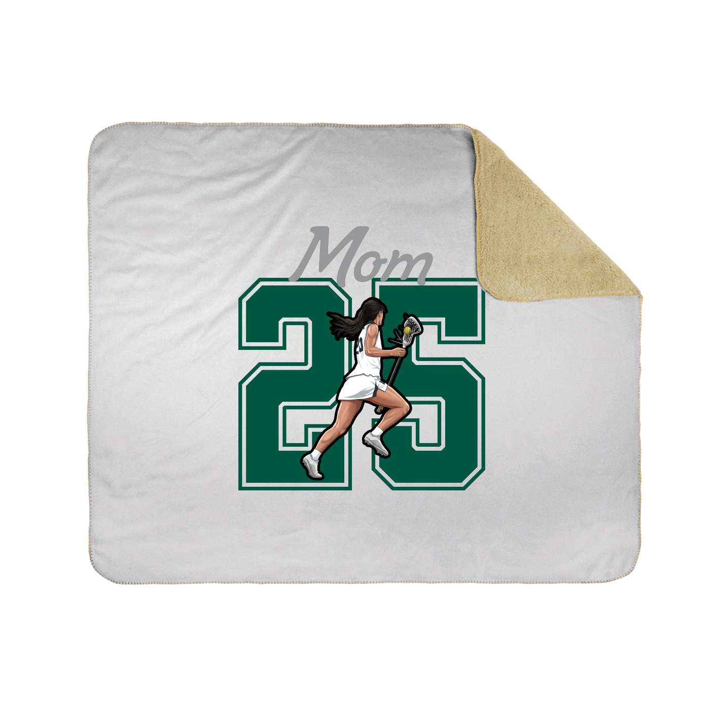 Throw Blanket — Mothers Day Shirsey in White