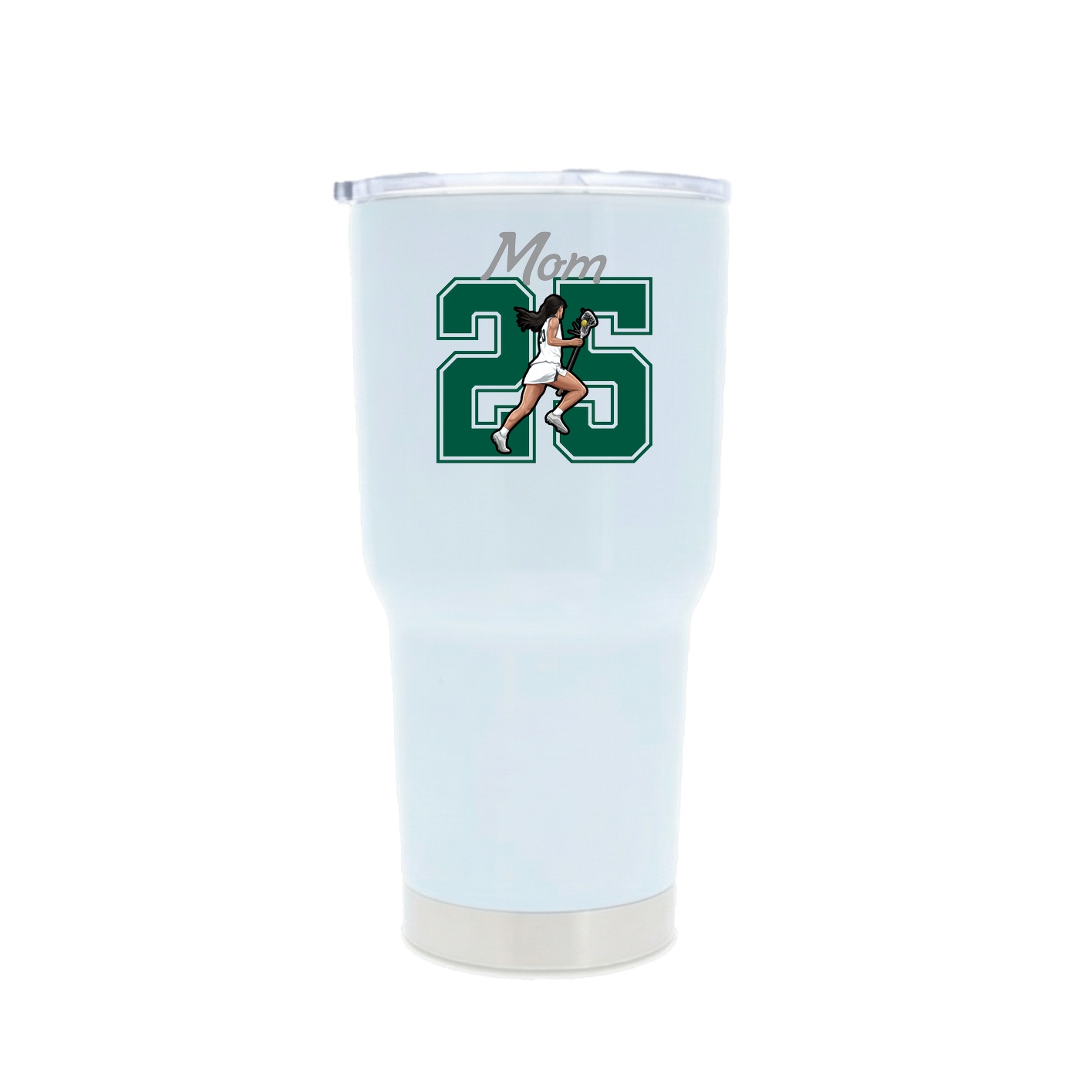 30oz Stainless Steel Tumbler — Mothers Day Shirsey in White
