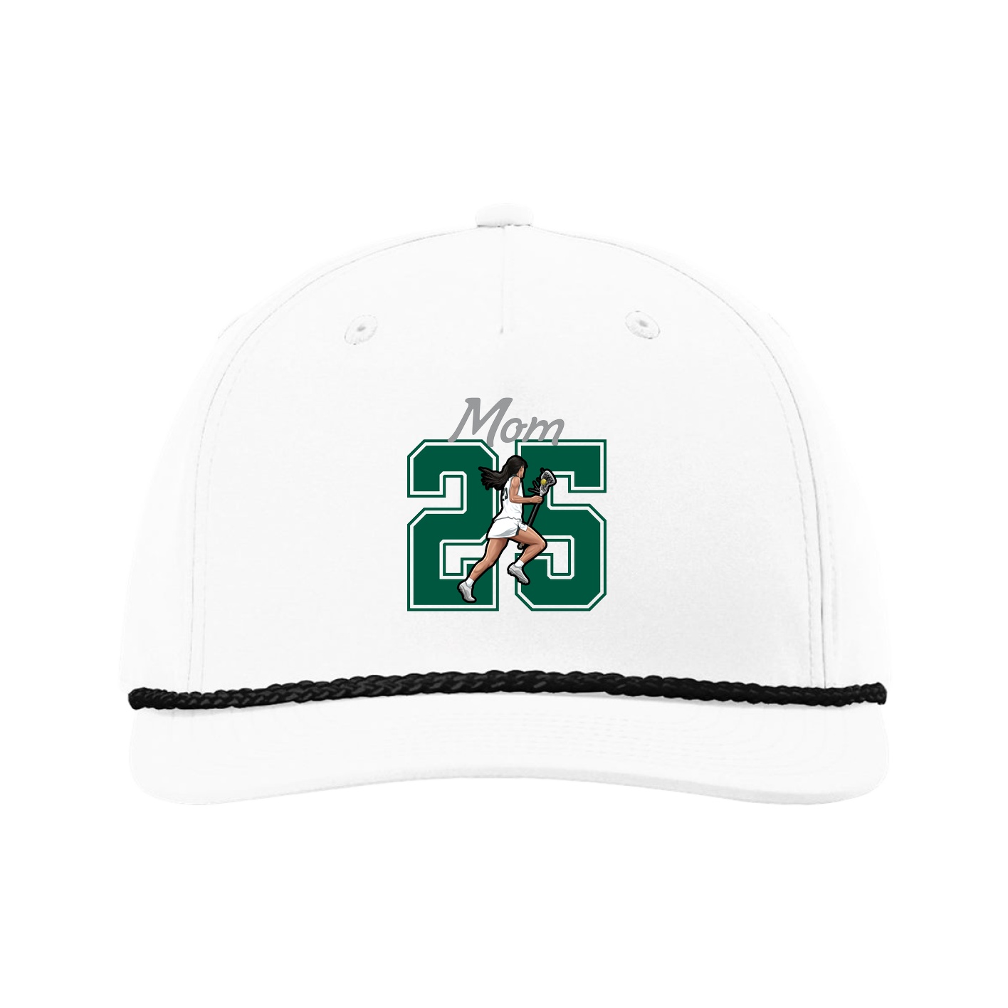 Five-Panel Classic Rope Cap — Mothers Day Shirsey in White