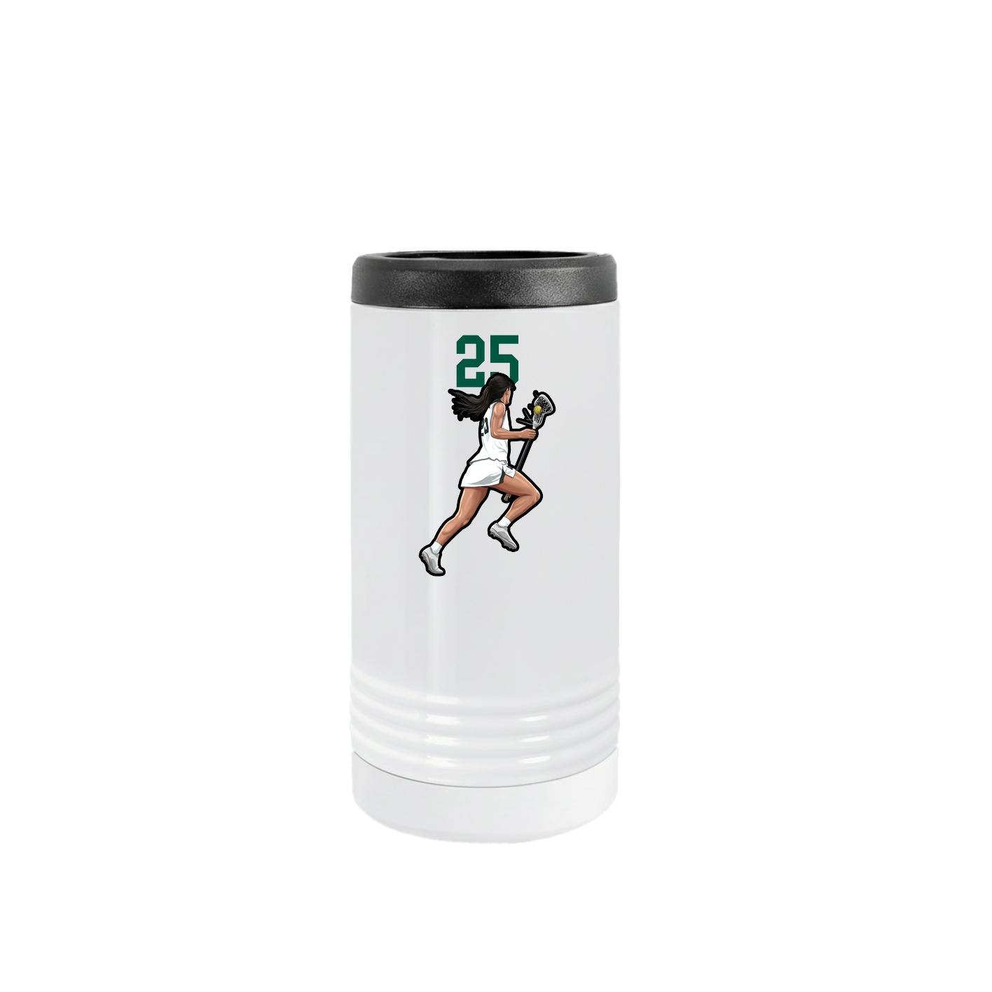 Slim Beverage Holder — Number Top in White