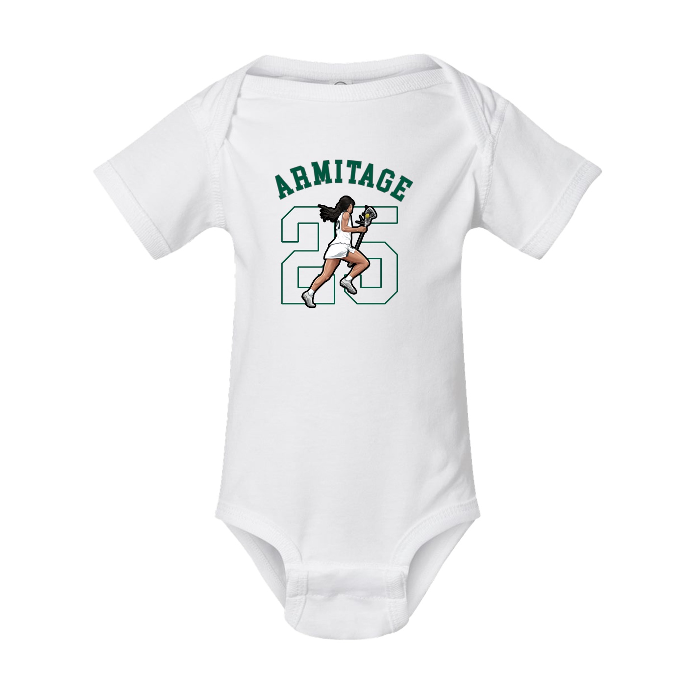 Baby Onesie — Shirsey Arch in White