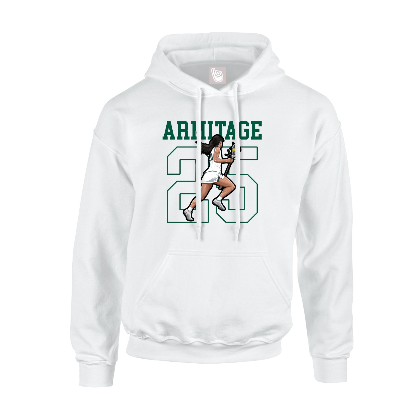 Hoodie — Shirsey in White