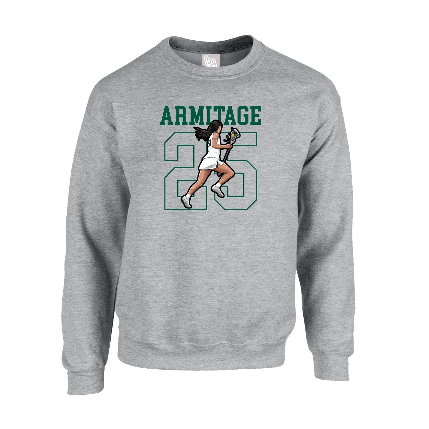 Fleece Crew — Shirsey in Grey