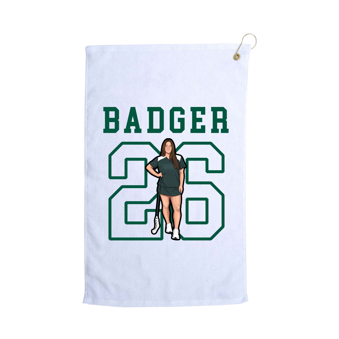 Golf Towel — Shirsey in White
