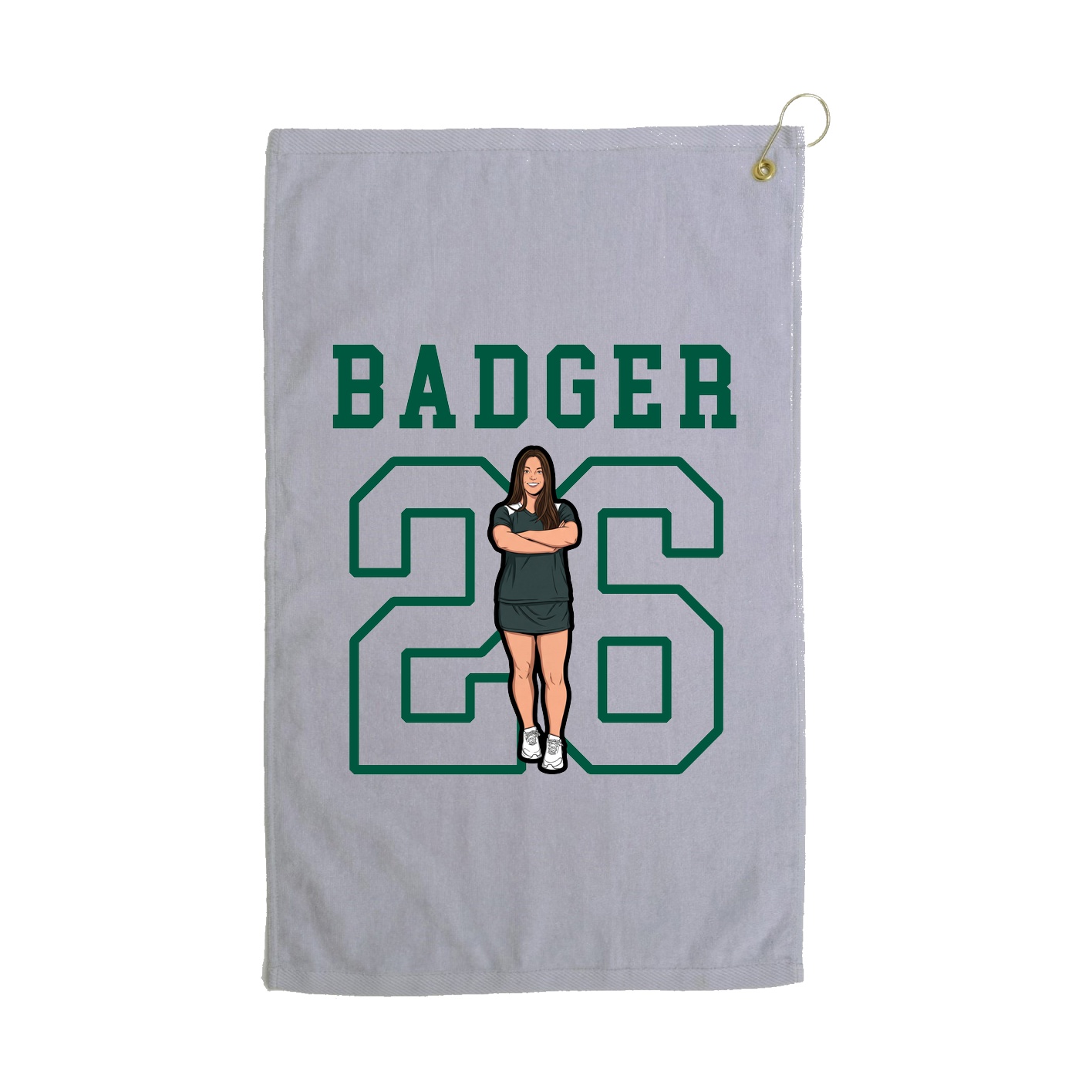 Golf Towel — Shirsey in Grey