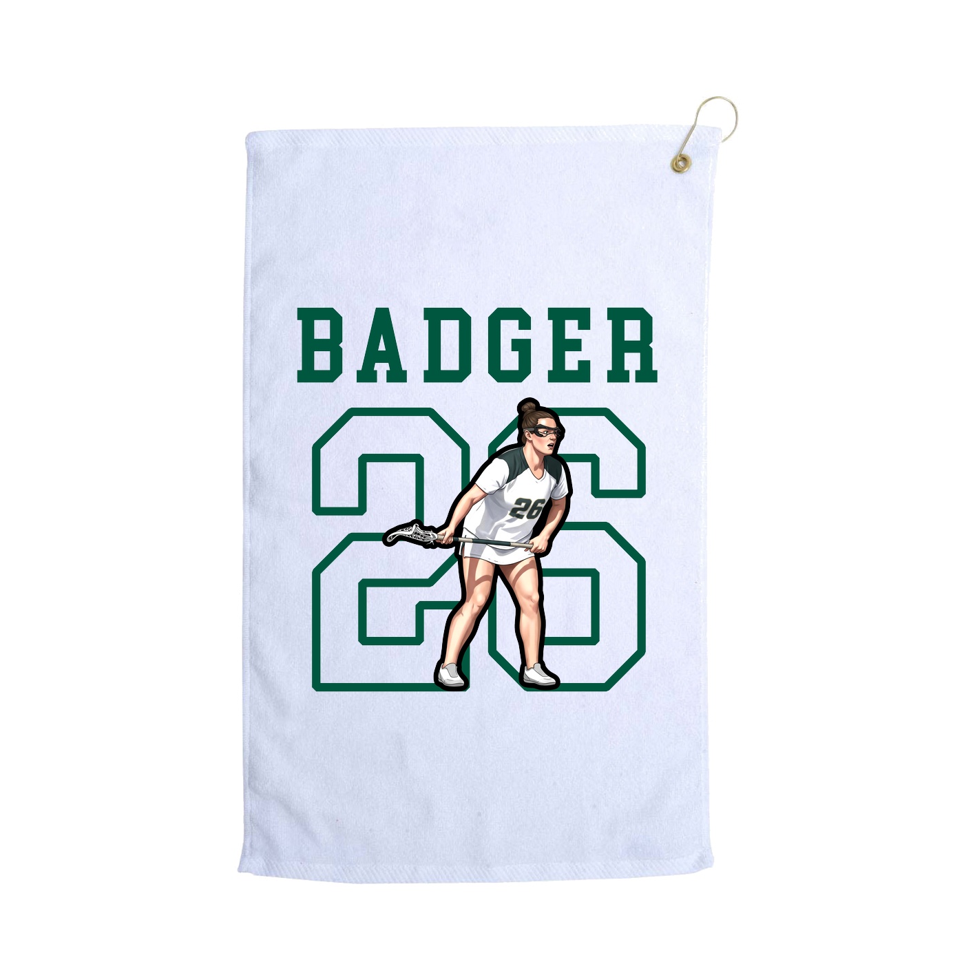 Golf Towel — Shirsey in White