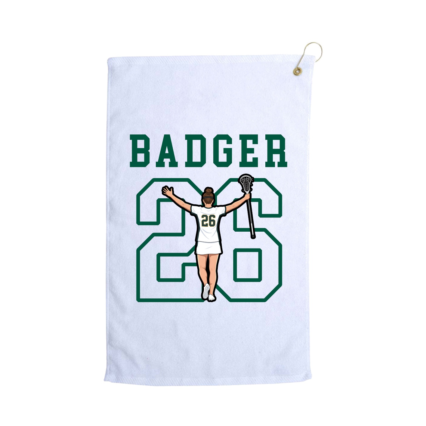 Golf Towel — Shirsey in White