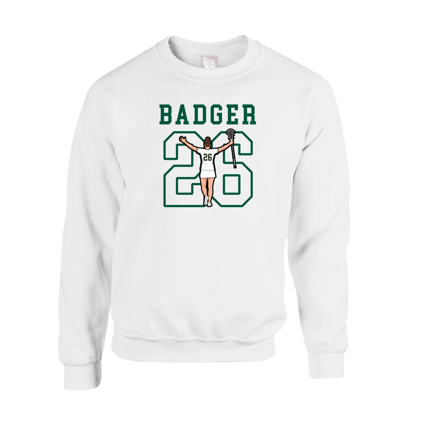 Fleece Crew — Shirsey in White
