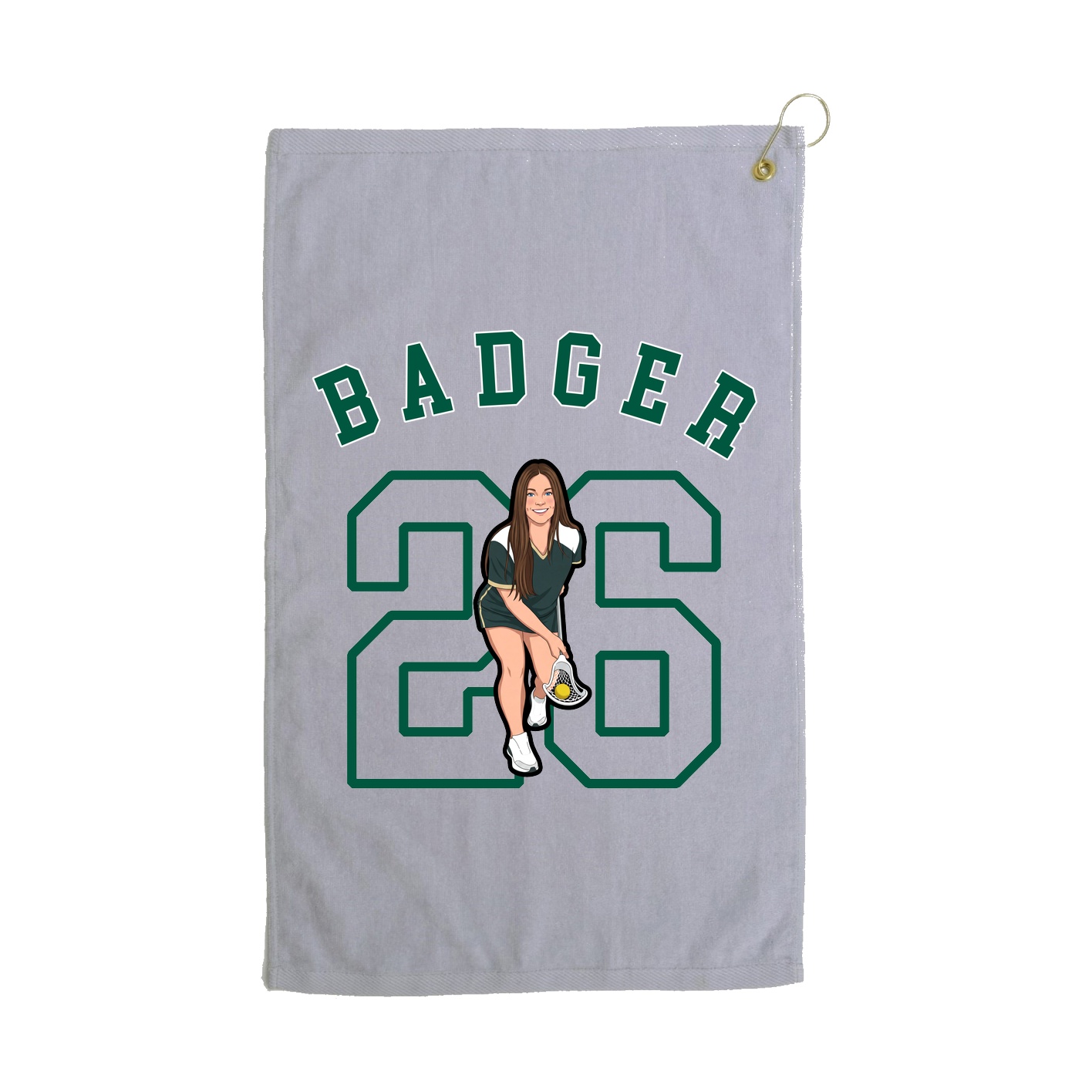 Golf Towel — Shirsey Arch in Grey