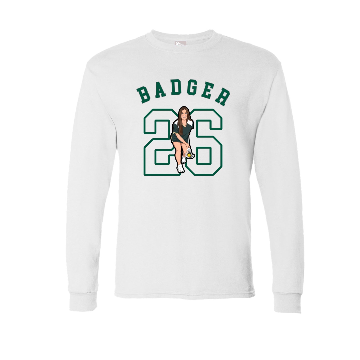 Long Sleeve Tee — Shirsey Arch in White