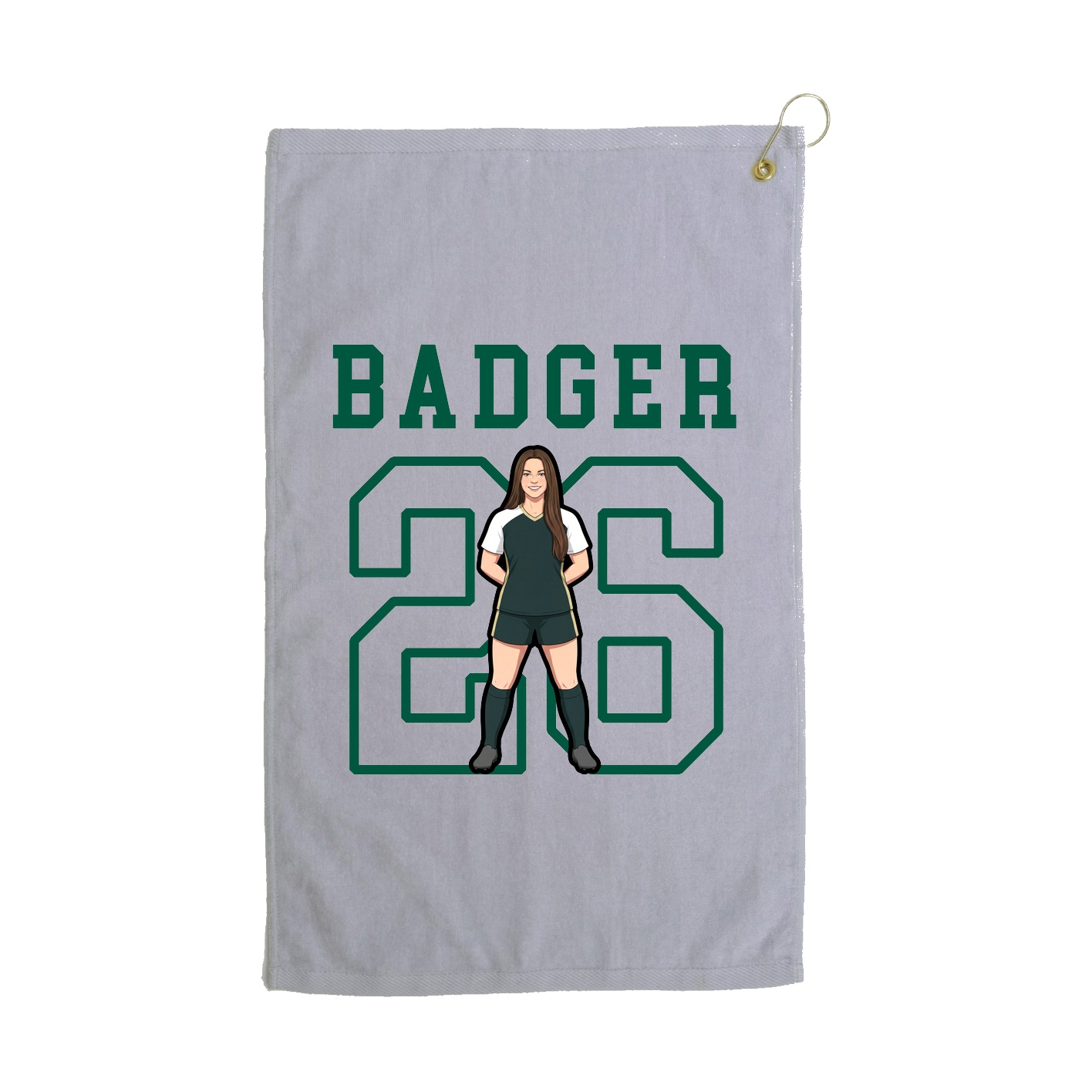 Golf Towel — Shirsey in Grey