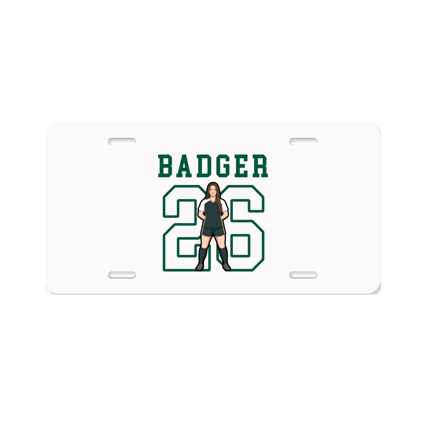 License Plate — Shirsey in Classic