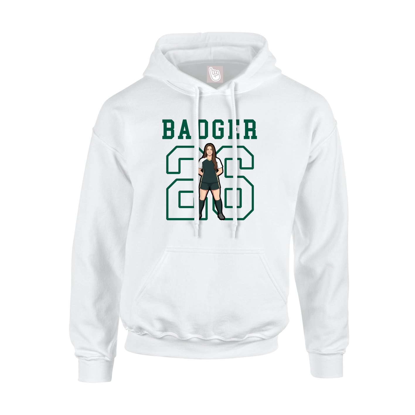 Youth Hoodie — Shirsey in White