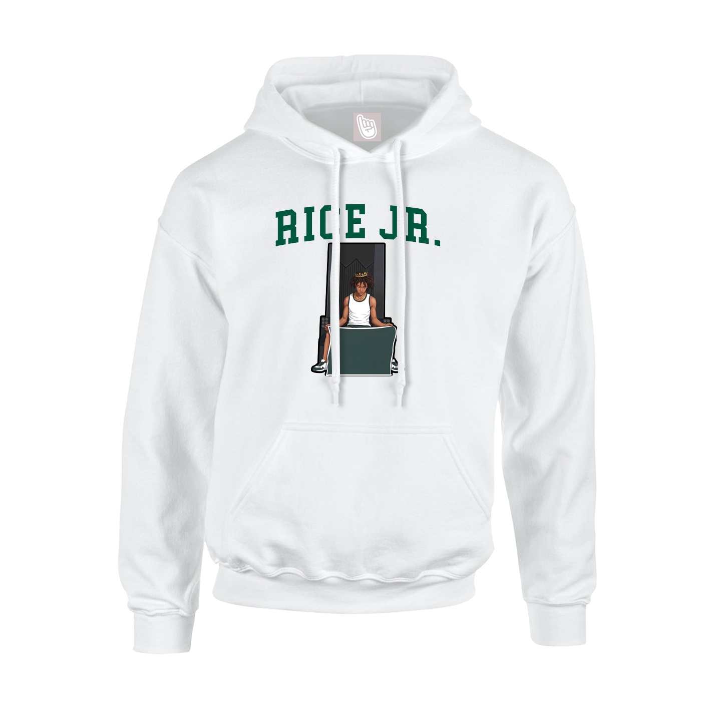 Hoodie — Shirsey in White