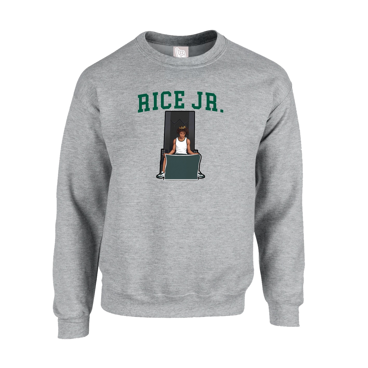 Fleece Crew — Shirsey in Grey