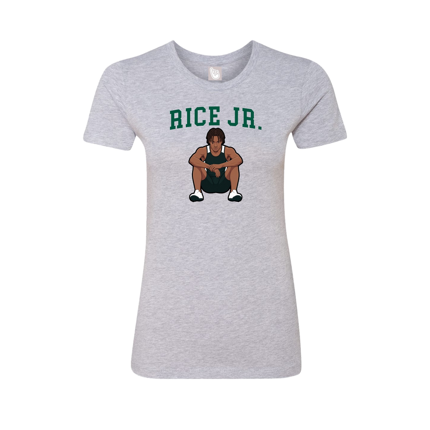 Fitted Women's Tee — Shirsey in Grey