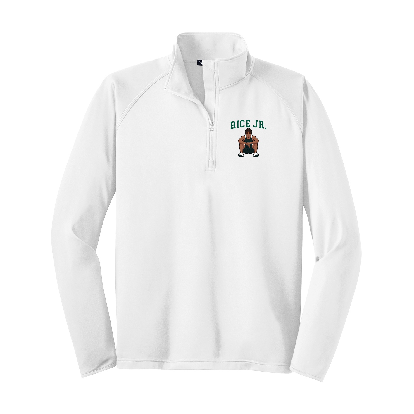 Q-Zip Pullover — Shirsey in White