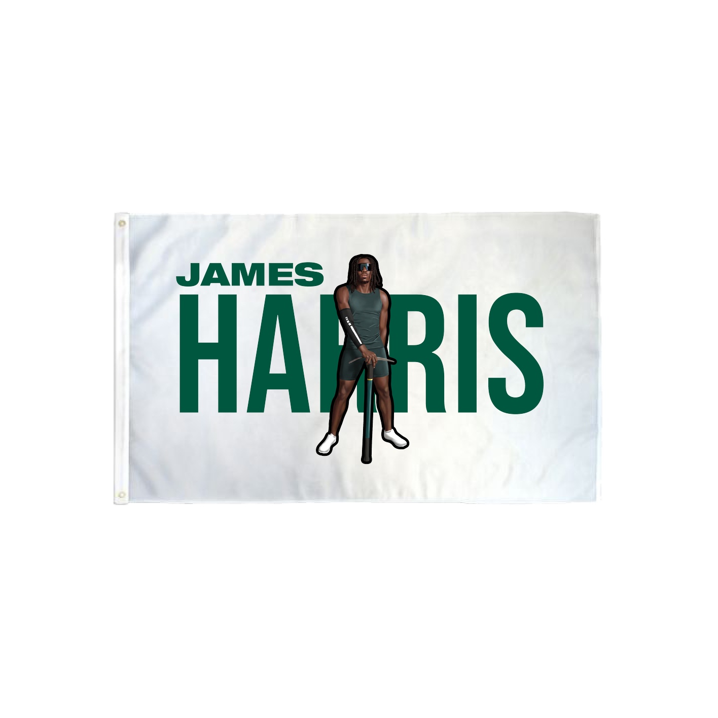 3x5 Flag — Player Name in Classic