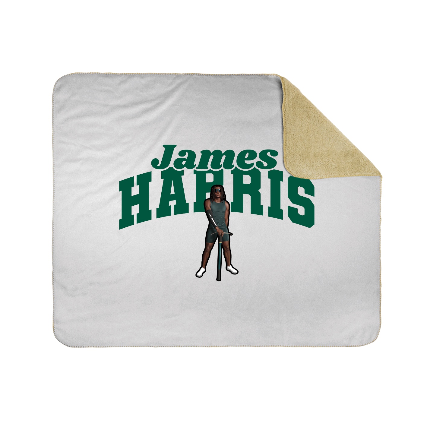 Throw Blanket — Signature Arch in White