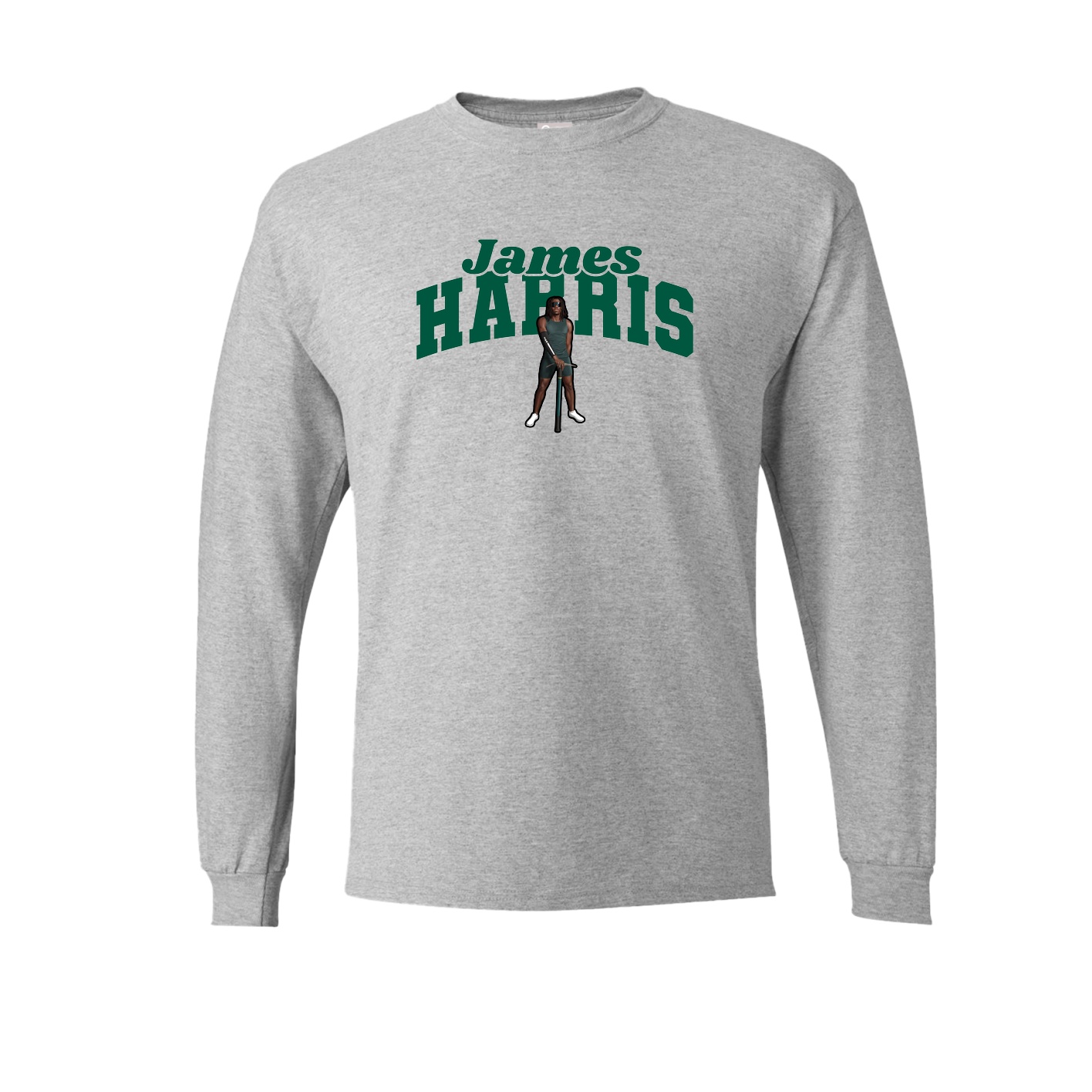 Long Sleeve Tee — Signature Arch in Grey