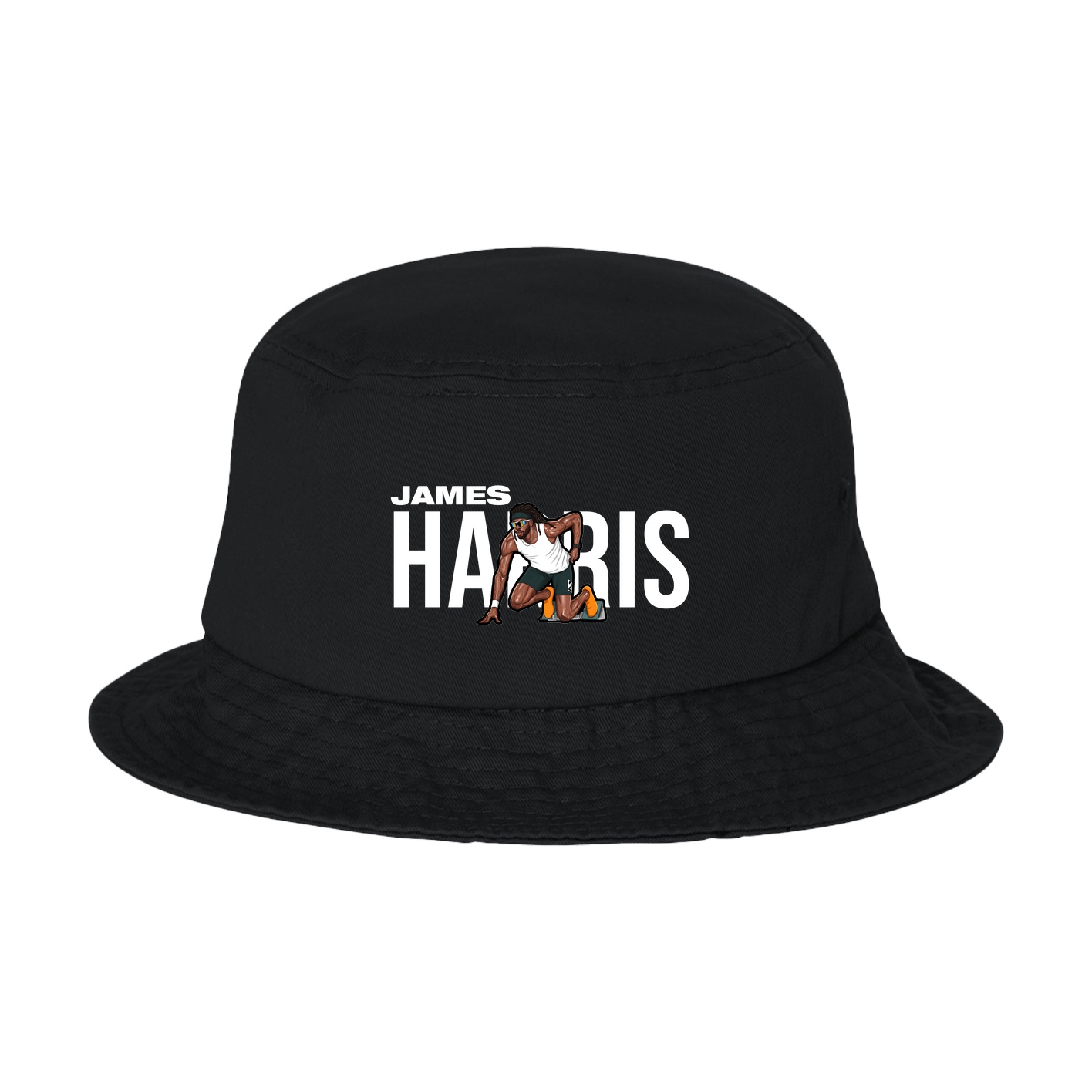 Bucket Cap — Player Name in Black
