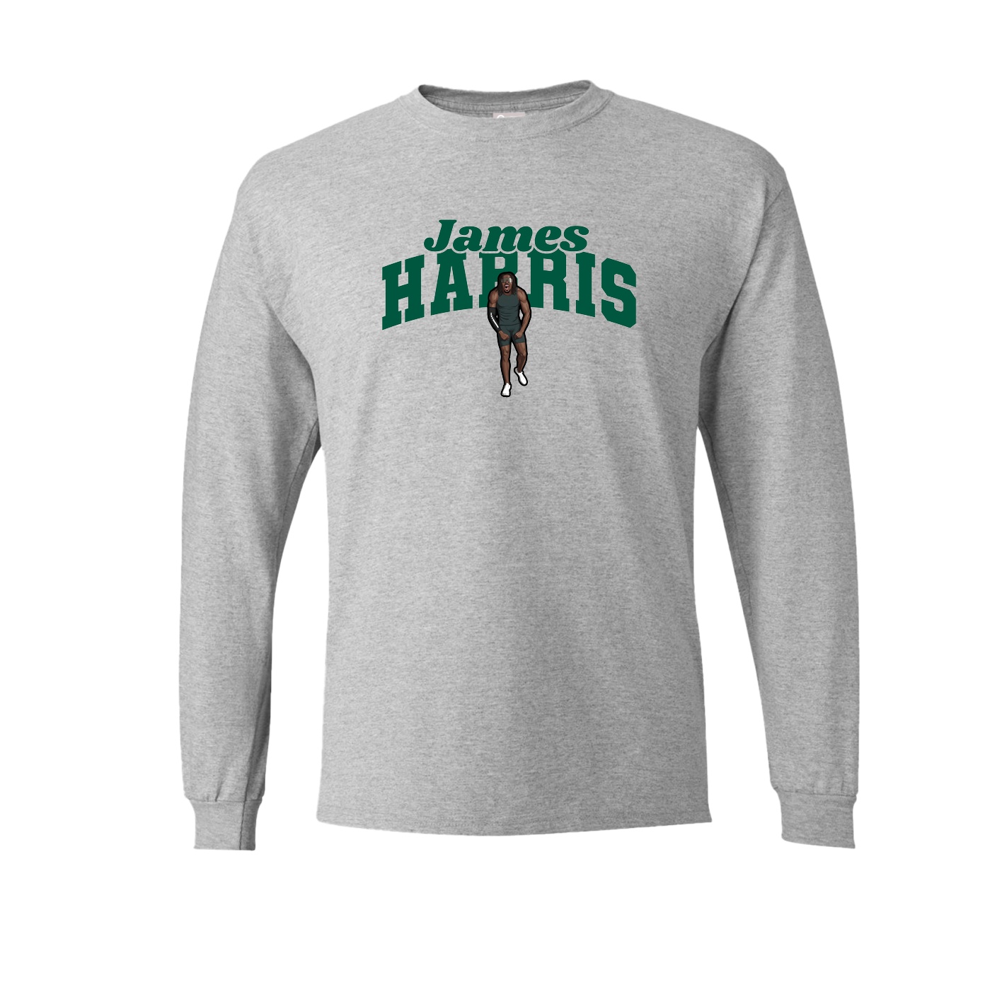 Long Sleeve Tee — Signature Arch in Grey