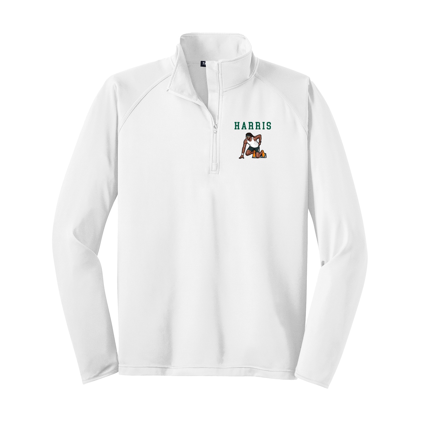 Q-Zip Pullover — Shirsey in White